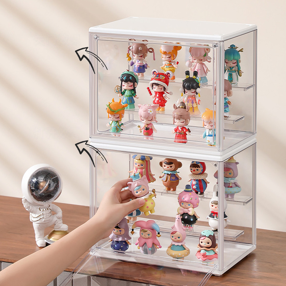 Jual Acrylic Display Rack Clear Ladder Handmade Anime Q Version Figures ...