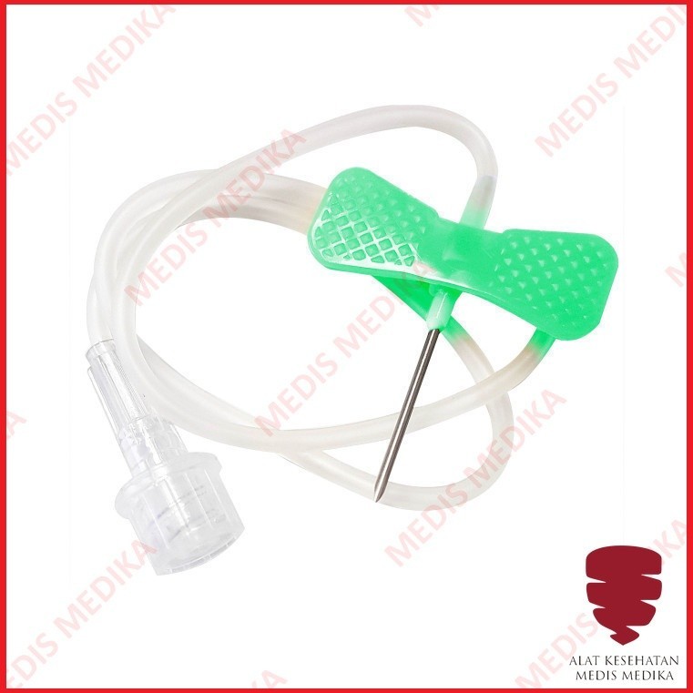 Jual Nidel Wing 21G Onemed Infus Disposable Infusion Set Kupu-Kupu 21 G ...