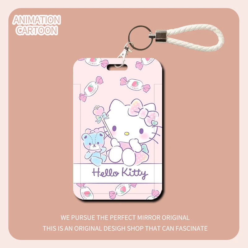 Jual Tutup Pelindung KTP, Pola Kartun Hello Kitty Couple Pink Lucu ...