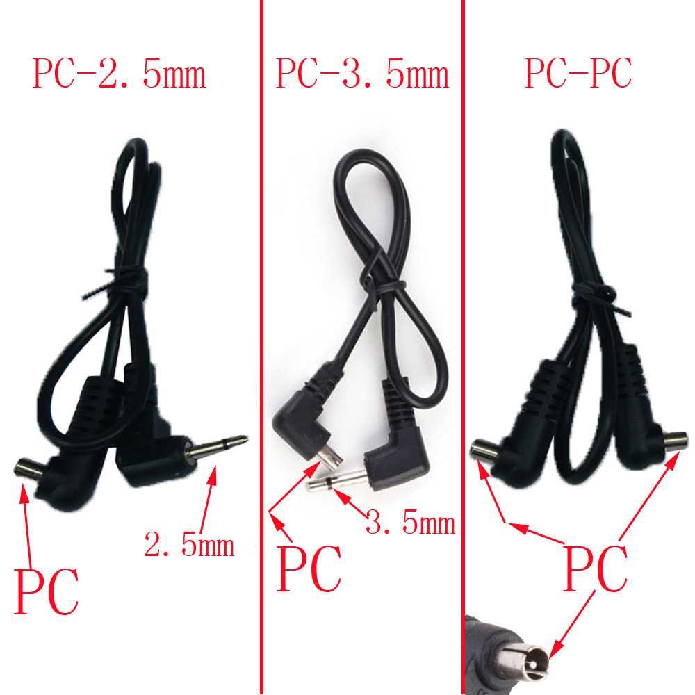 Jual PC-2.5mm PC-3.5mm PC-PC Cord Plug PC Sync Cables Jack for Male ...