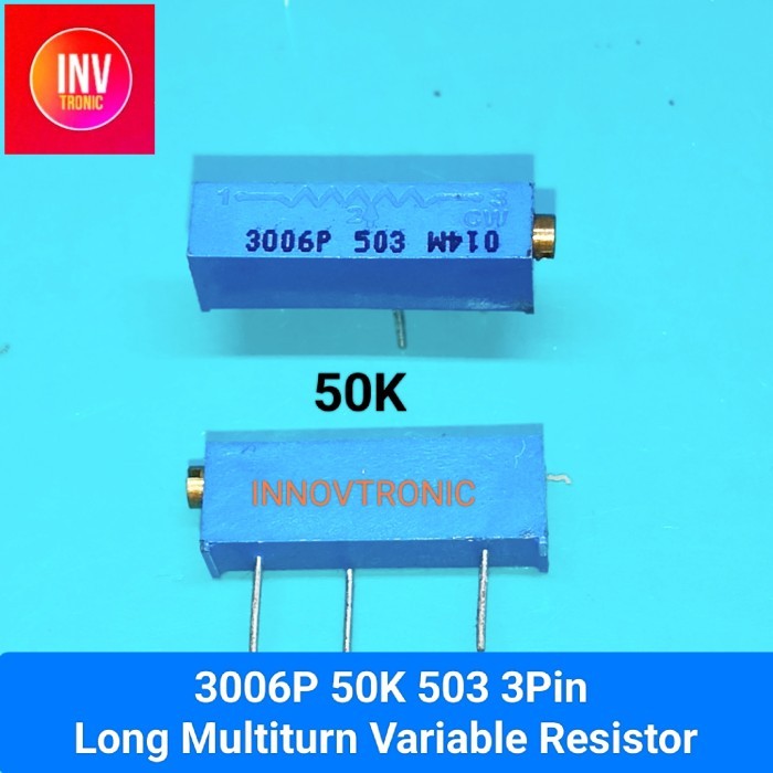Jual 3006P 50K 503 3Pin Horisontal High Quality Precission Long ...