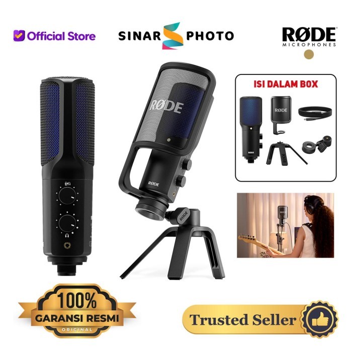Jual Rode NT-USB+ Professional USB Microphone NT USB Plus Mic ORIGINAL ...