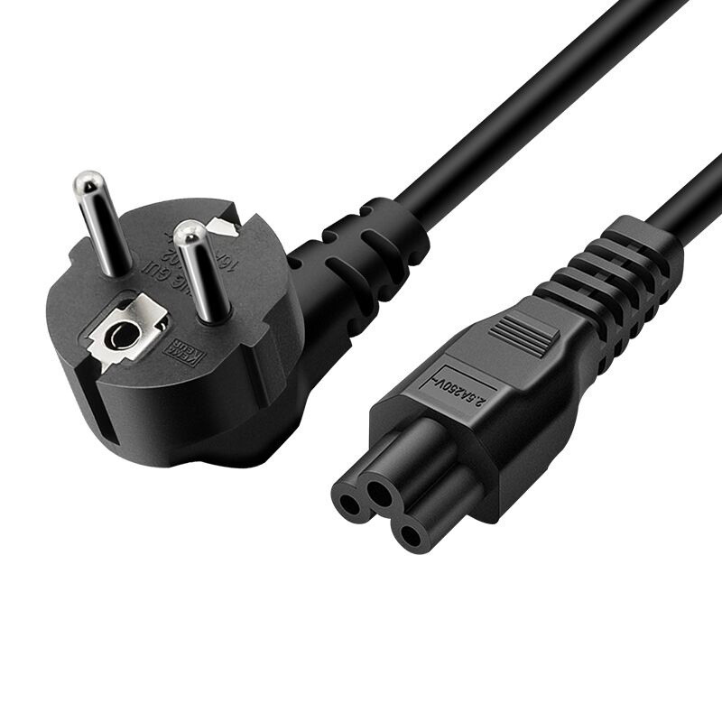 Jual Laptop Adapter Cord 1.2m EU Charger Cable IEC C5 Plug to C6 Socket ...