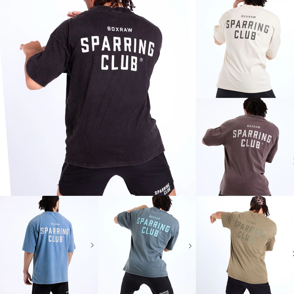 Jual Boxraw Sparring club oversize t shirt / kaos tinju boxraw