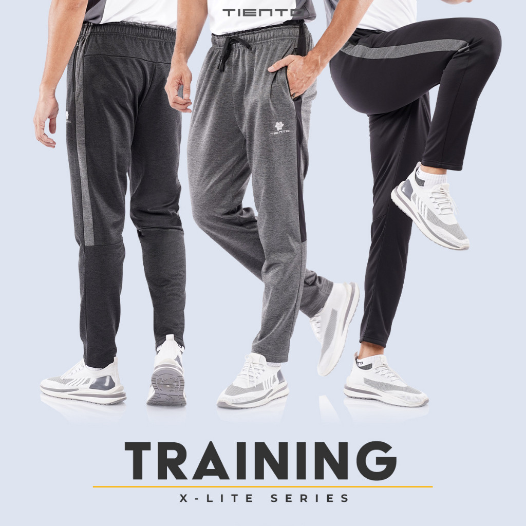 Jual Tiento Celana Training Panjang Olahraga Lari Jogging Running ...