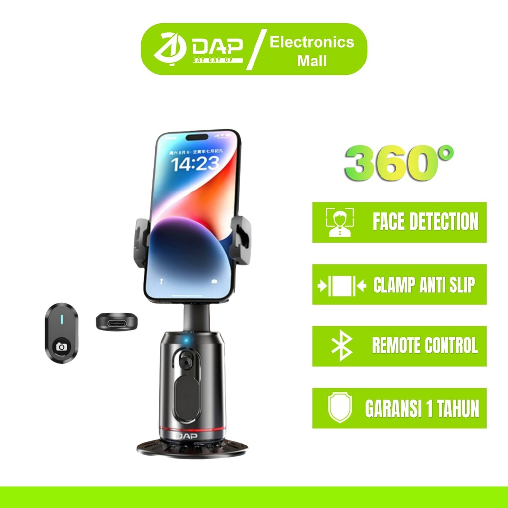 Jual DAP Mobile phone selfie artifact 360 degree rotating livel ...