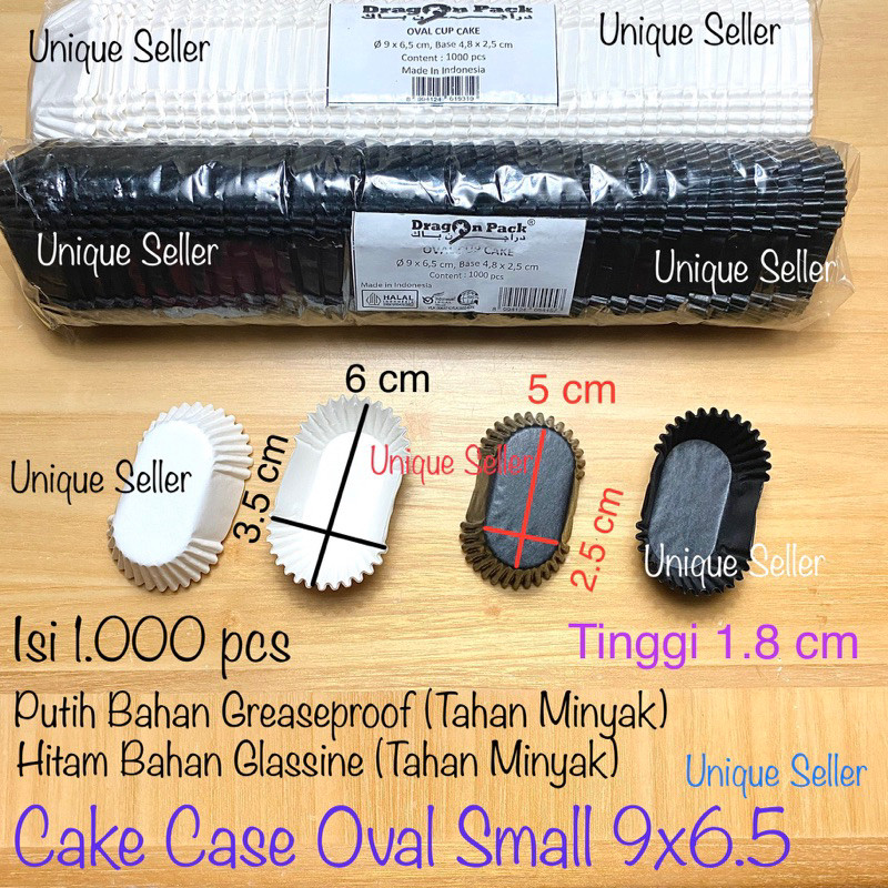 Jual [1000 pcs] Kertas Alas Risol Risoles Oval 9x6.5 cm Small PUTIH ...