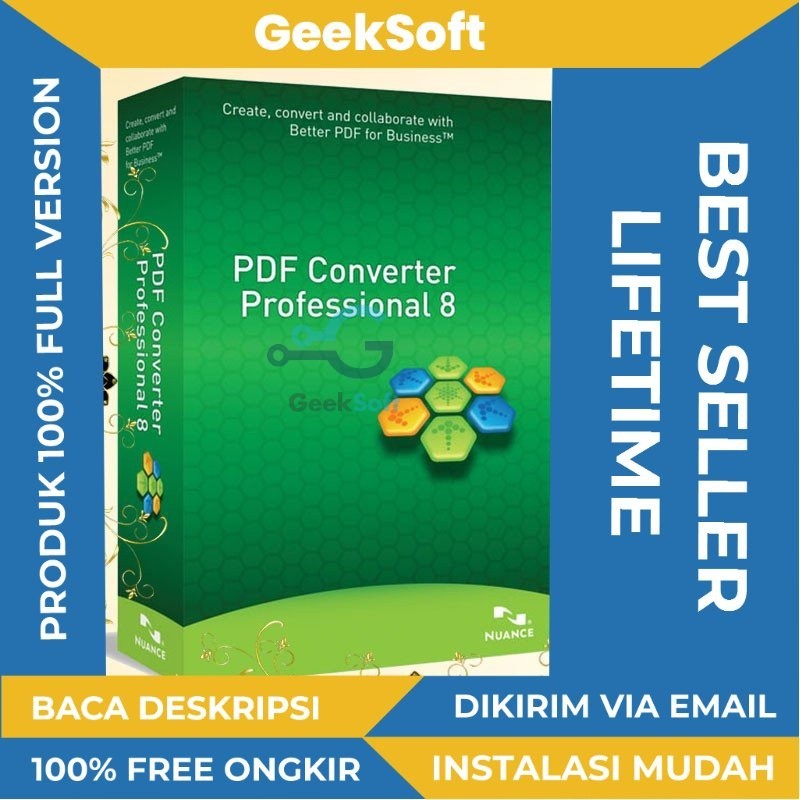 Jual full version nuance scansoft pdf converter 8 pro lifetime