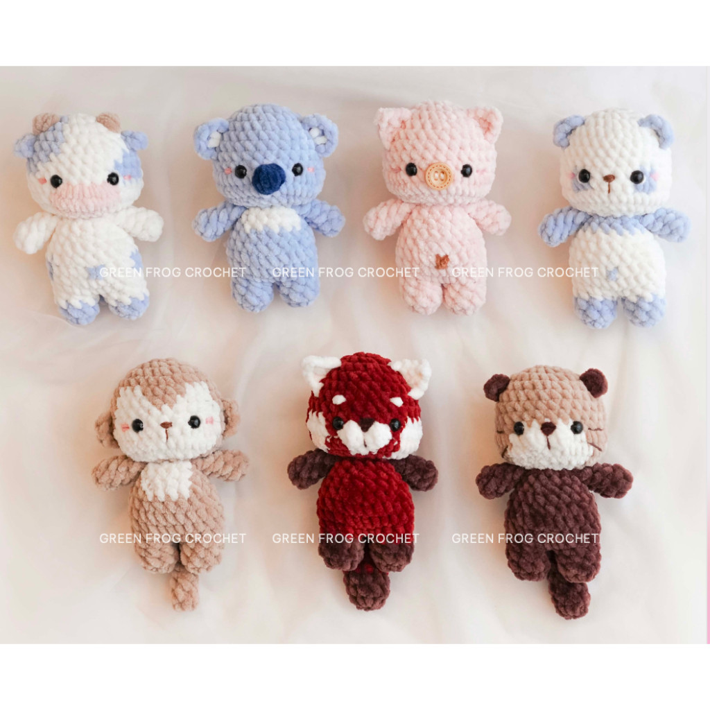 Jual Chubby_Animals_{PDF File Amigurumi Pattern/Pola} - PDF Pattern ...