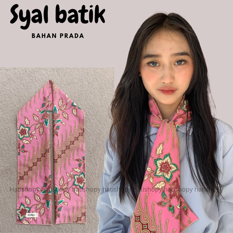 Jual TERLARIS RIMBA - Syal Batik Leher Wanita Pria Scarf Dasi Ospek ...