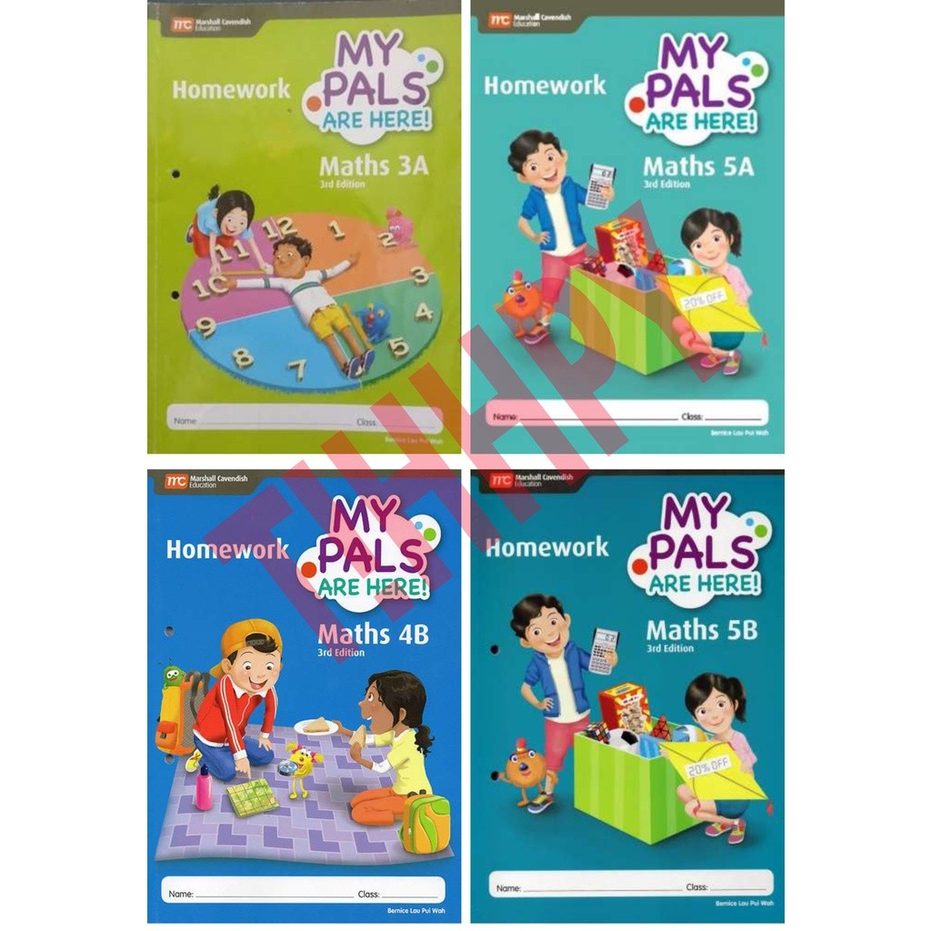 Jual My Pals are Here Math Homework (3rd Edition) / Black & White ...