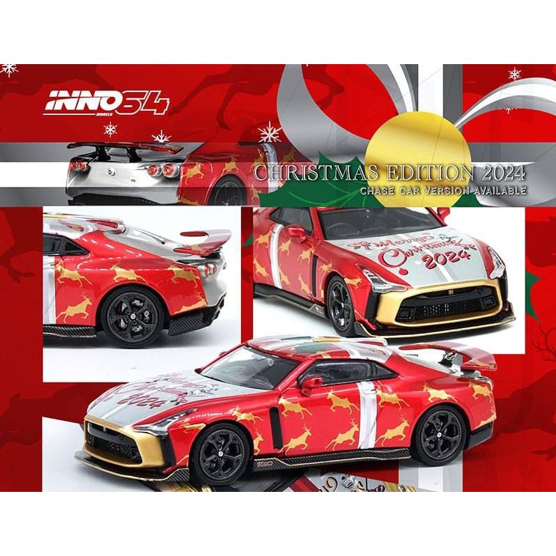 Jual INNO64 NISSAN GT-R50 X MAS SPECIAL EDITION 2024 INNO 64 DIECAST ...