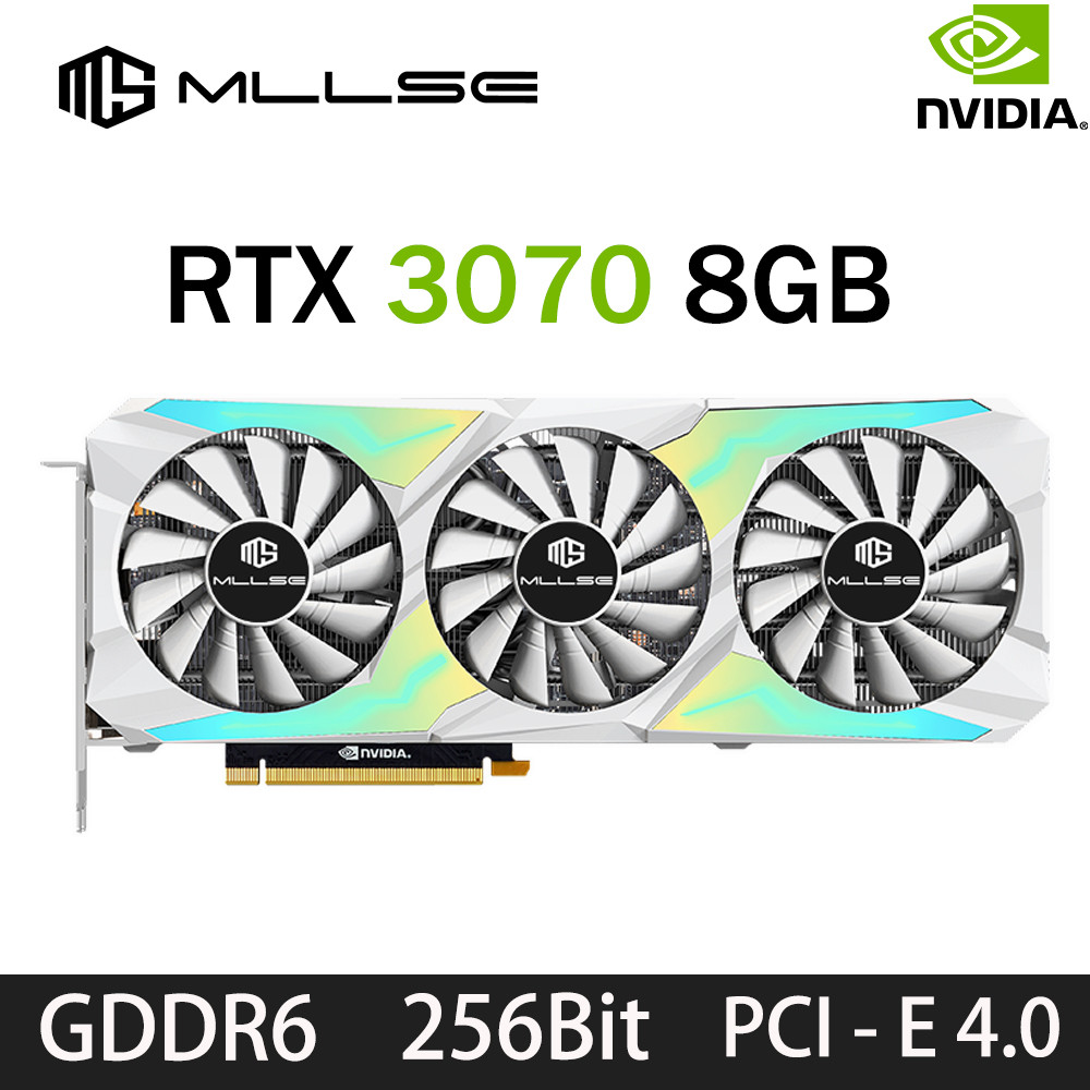 Jual MLLSE Graphics Card RTX 3070 8GB Placa De Video NVIDIA GPU 12Pin ...