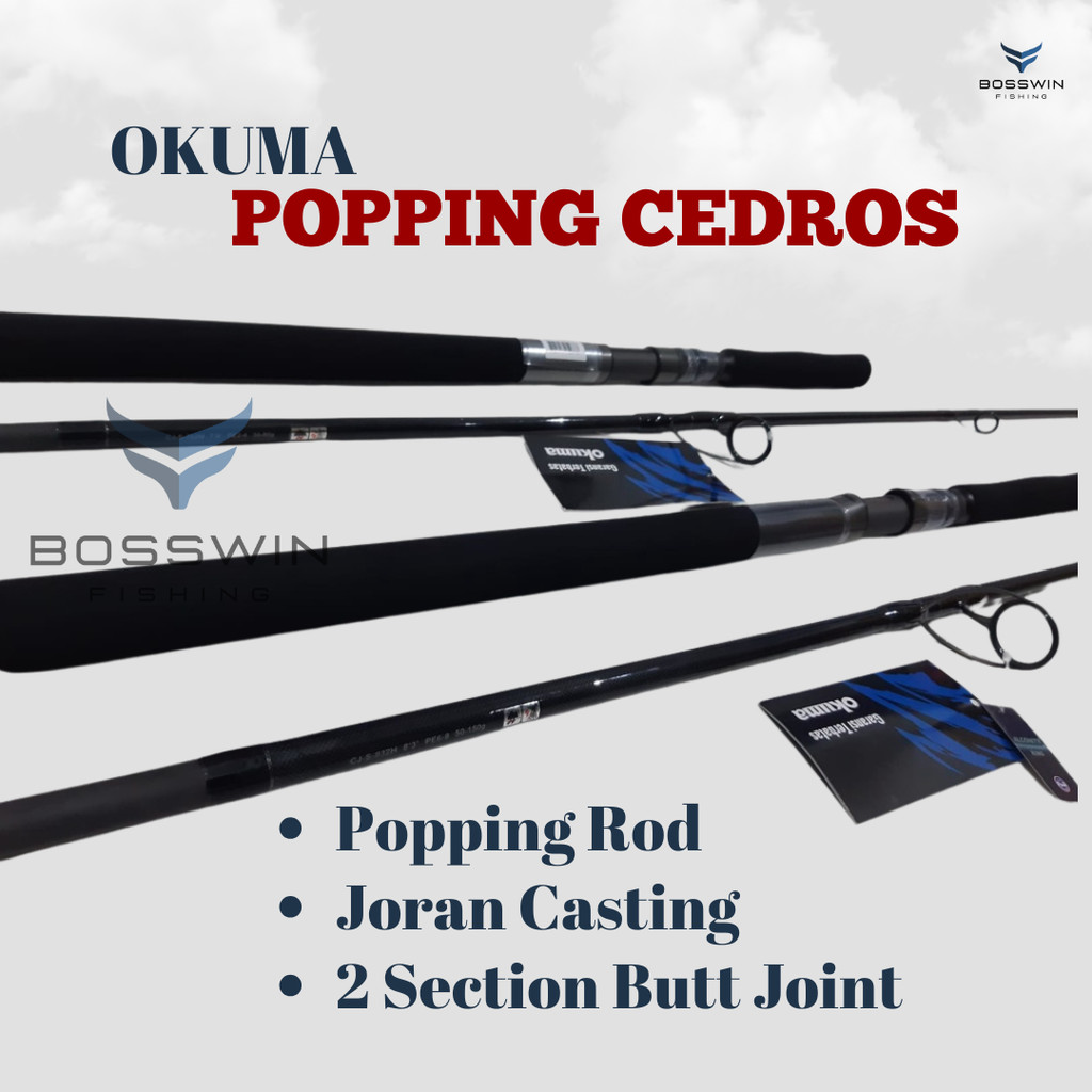 Jual Rod Joran Spinning Popping Okuma Cedros Spin CJ S Butt Joint 2 ...