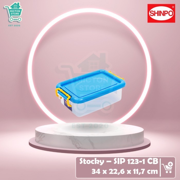 Jual LUXTON Shinpo SIP 123-3 STOCKY Container Box 12.5 L Box Container ...