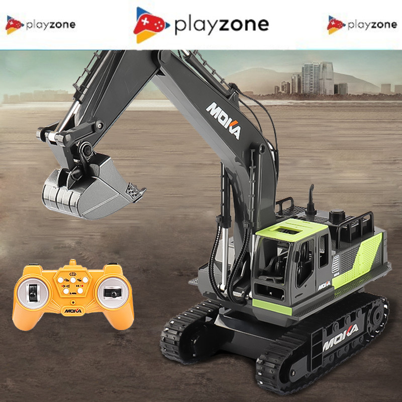 Jual Ekskavator Remote Control MOKA 11 Channel RC Excavator Beko ...