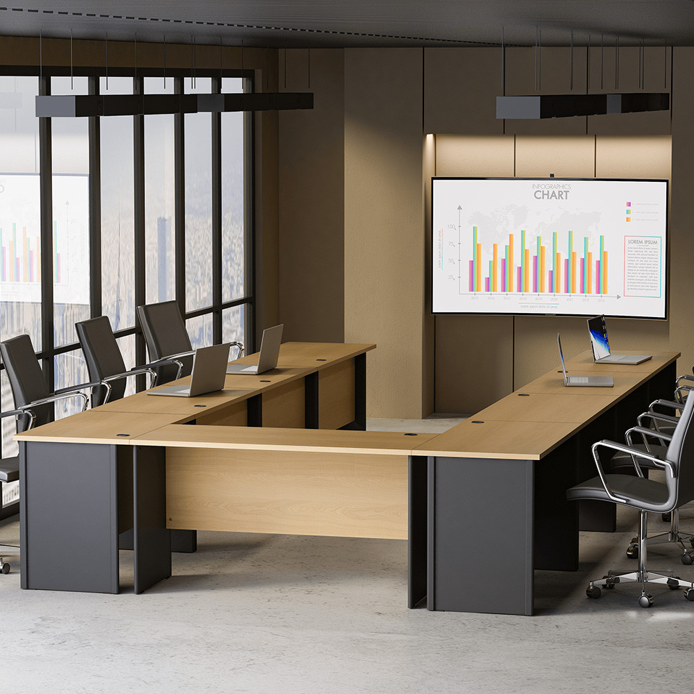 Jual Informa Haris Meja Kantor 1274 Office Table Furnitur Kantor Meja ...