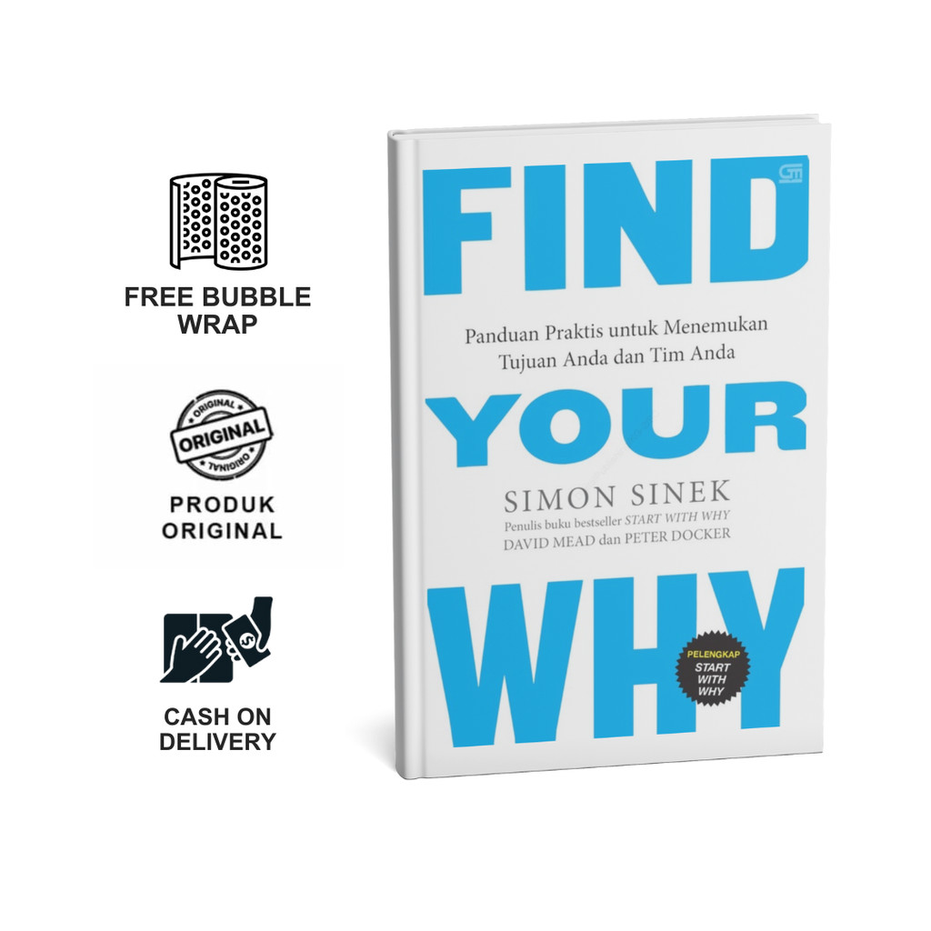 Jual Buku Find Your Why Panduan Praktis Untuk Menemukan Tujuan Anda