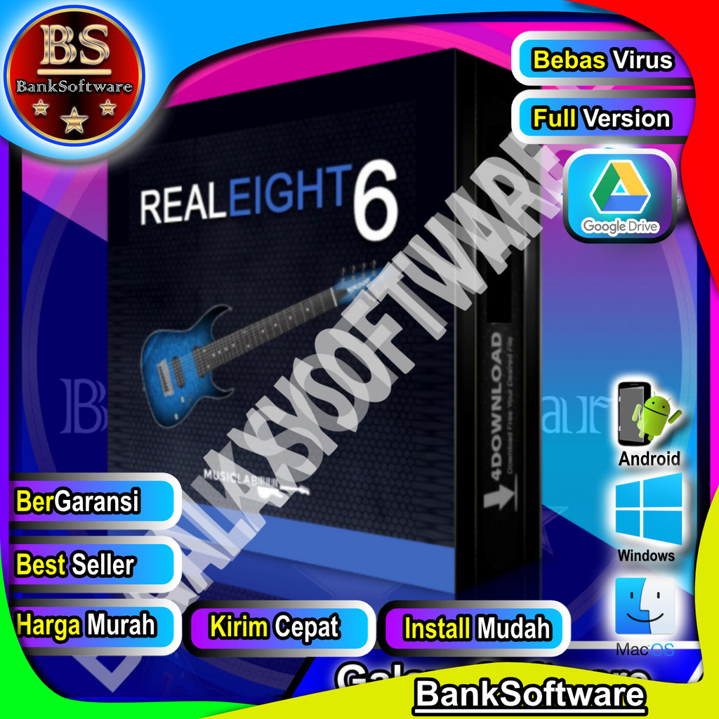 Jual MusicLab RealEight v6.1.0 2024 Win | Mac Os [Full Version ...
