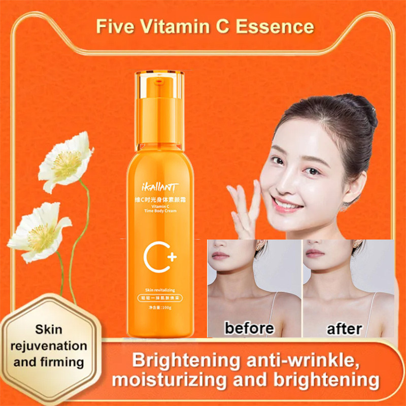 Jual Time Body Lotion with Vitamin C FastAbsorbing NonGreasy Brightens ...
