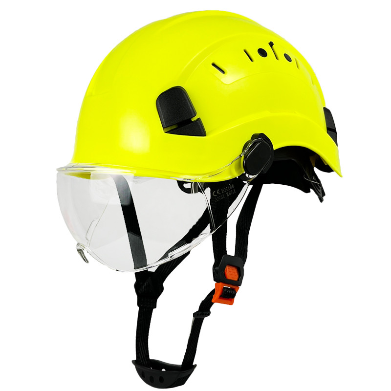 Jual DARLINGWELL CE Construction Safety Helmet with Goggles for ...