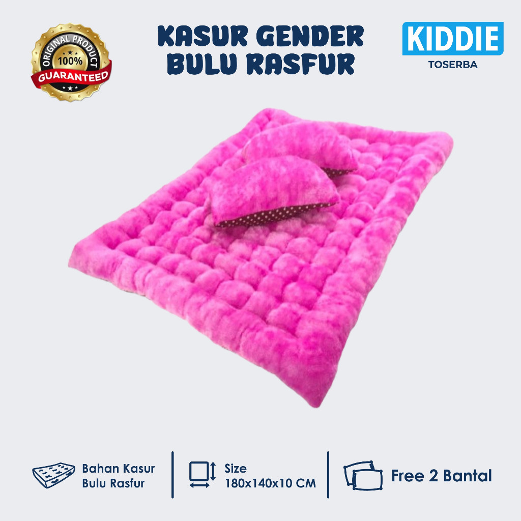 Jual JK65GH Kasur Bulu Rasfur - Ukuran 180x140x15 cm - Free 2 Bantal ...