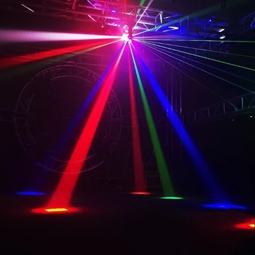 GVT Lampu Proyektor Disco Ball Moving Head 120W – 16 LED DMX512 RGB Untuk Pencahayaan Acara