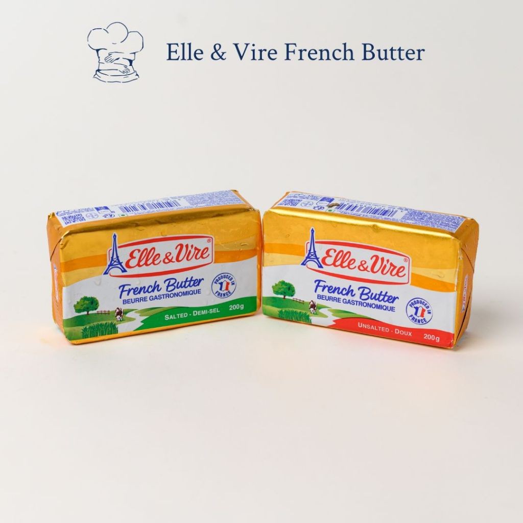 Jual Elle & Vire Butter Salted / Elle Vire Butter Unsalted (200gr ...