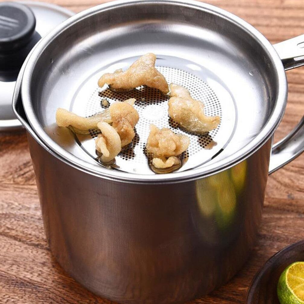 Jual SN COD Oil Pot Stainless 1,2 L Tempat Saringan Minyak Goreng Masak ...