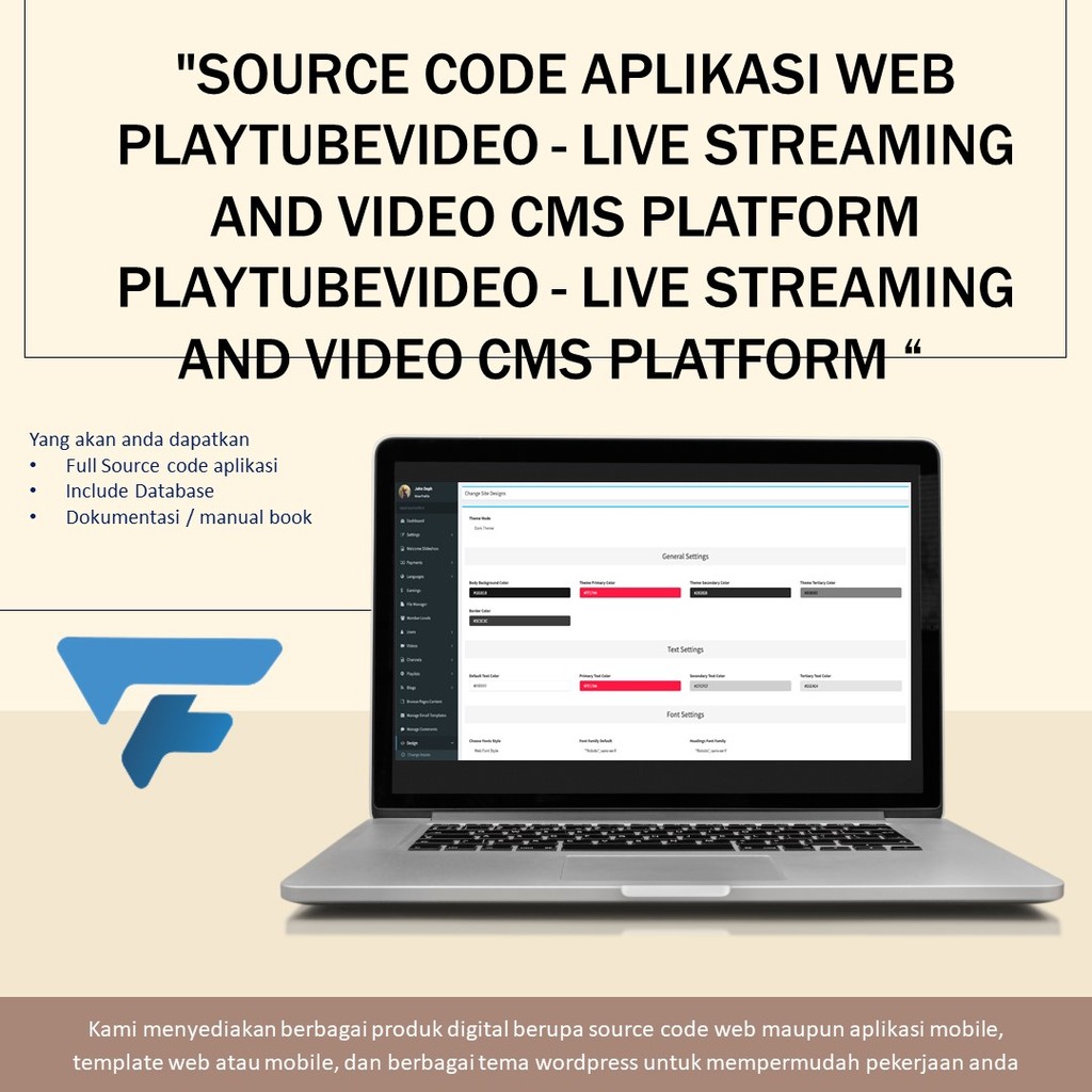 Jual PLAYTUBEVIDEO - LIVE STREAMING AND VIDEO CMS PLATFORM | Shopee ...