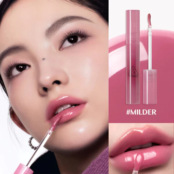 3CE Drop Glow Gel Lip Gloss Lipgloss Shiny Lembab Glowing Tidak Lengket Bersinar Liptint Korean