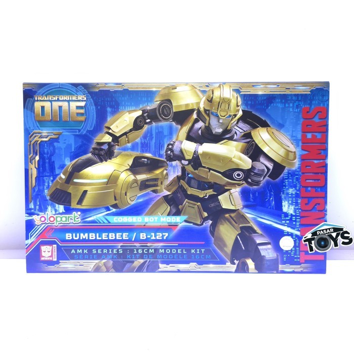 Bumblebee Transformers Speelgoed, Transformers G1 actiefiguren, AMK Mini-serie 3,94 inch sterk gelede hommelmodelkit met wapens, verzamelspeelgoed voor kinderen vanaf 8 jaar, geen conversie
