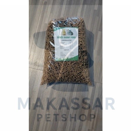 Jual pelet pakan kelinci SENZE RABBIT FOOD repack 1kg | Shopee Indonesia