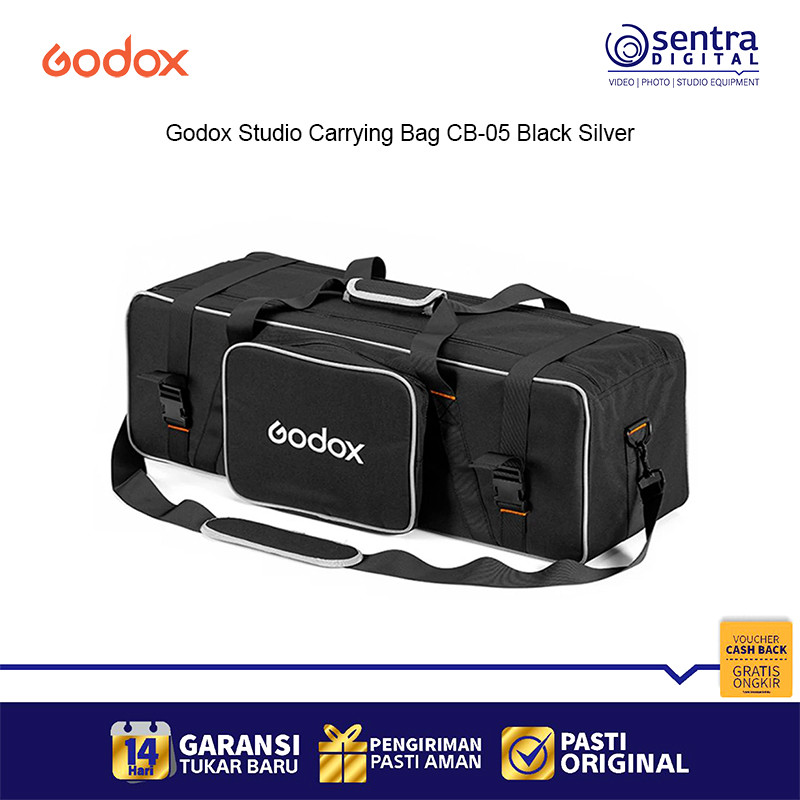 Jual Godox CB-05 Studio Lighting Carrying Bag Black Silver | Shopee ...