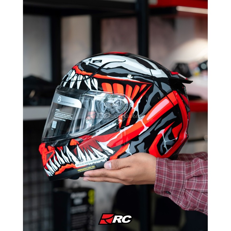 Jual Helm Motor Full Face HJC RPHA 12 Maximized Venom Original