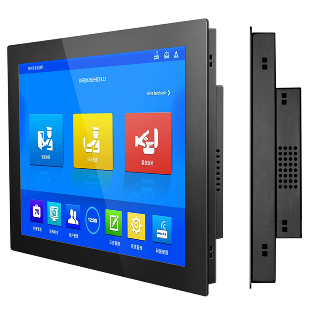 Jual 17 19 21 Inch Embedded Industrial Computer tablet PC Panel with ...