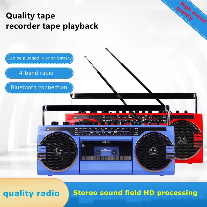 TOMASHI F-539 Cassette Tape Player Stereo Sound Dual Decks