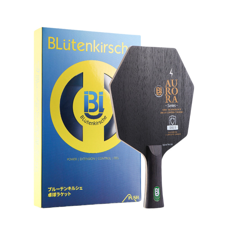 Jual Blutenkirsche Hexagonal Table Tennis Blade SHIELD Carbon Fiber ...