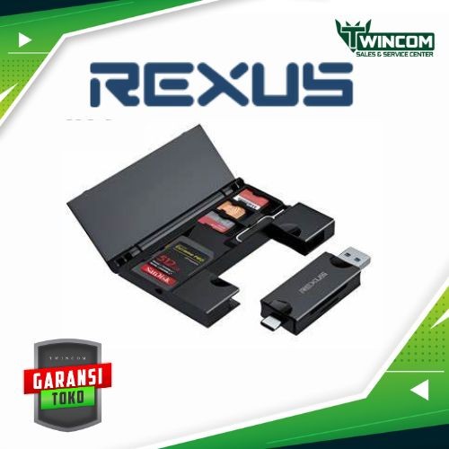Jual CARD READER REXUS 5 IN 1 RXC-305 USB 3.0 (COMPATIBLE USB TYPE-C ...