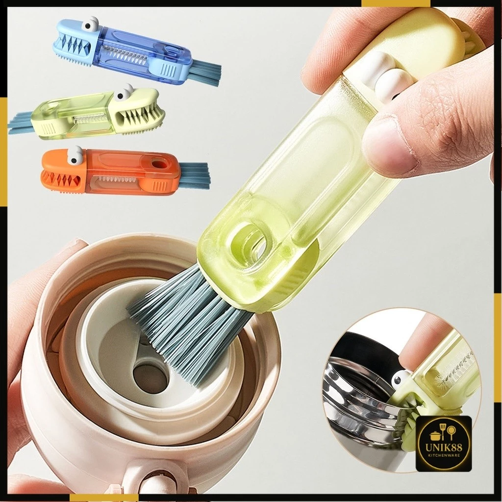 Unik88 4in1 Sikat Botol 360° Multifungsi Lucu | AutoStock