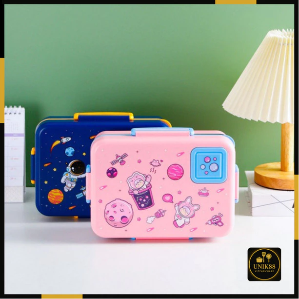 [UNIK88] Kotak Makan 3 Sekat 673 Stainless Steel | AutoStock