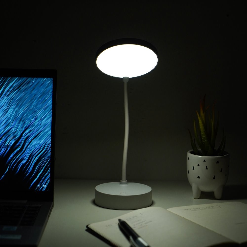 Jual Informa Lampu Meja Led Rechargeable Round - Pink Multifunctional ...