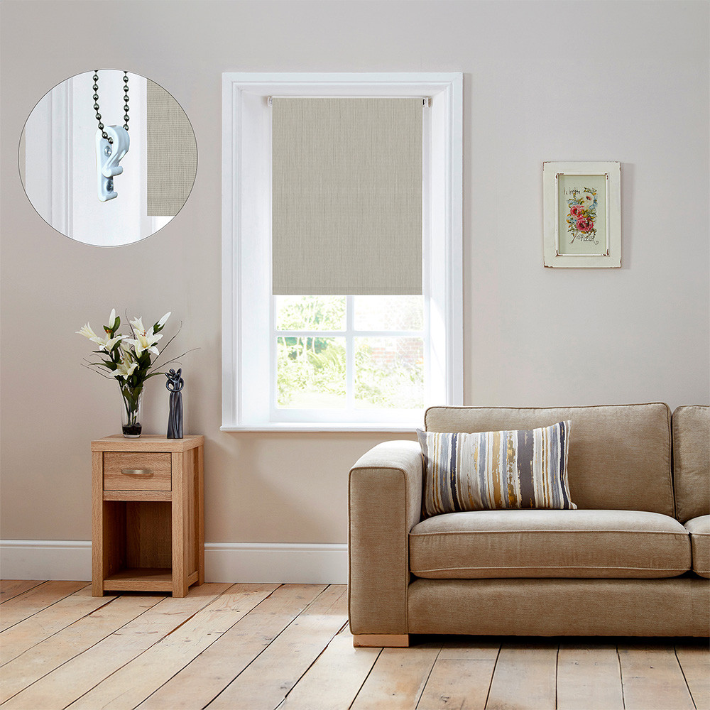 Jual Informa 120x240 cm Roller Blind Textured 053 - Krem Beige Tirai ...