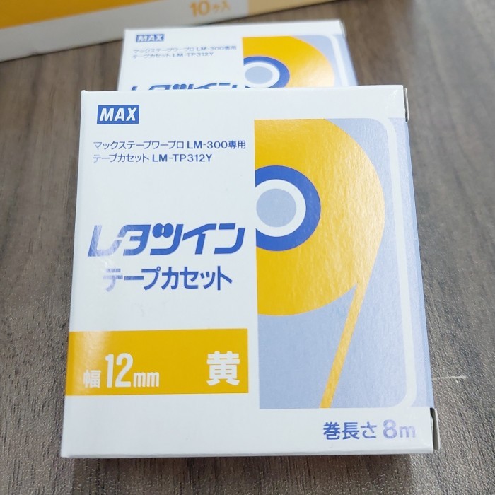 Jual MS88 MAX Marking Label Letatwin LM-TP312Y (yellow 12mm) | Shopee ...