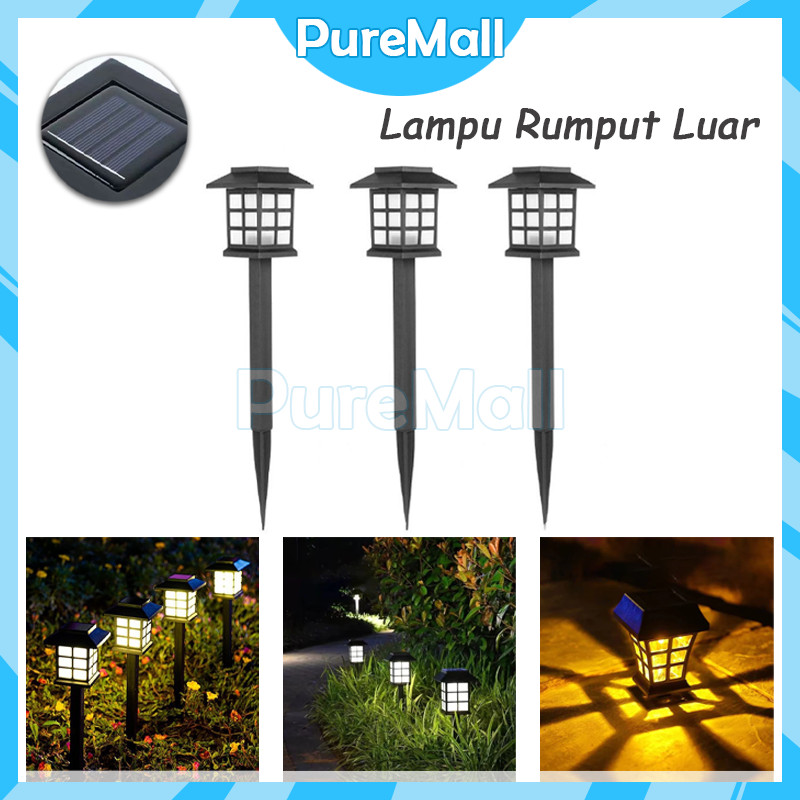 Jual Lampu Rumput Luar Ruangan Tenaga Surya, Lampu LED Taman, Lampu ...