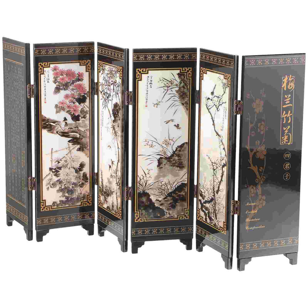 Jual Wooden Screen Room Divider Shelves Wall Dividers Home Decor Crafts ...