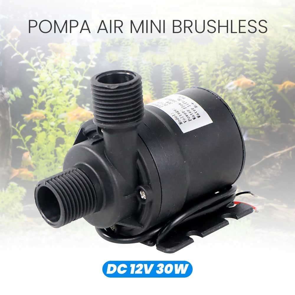 Jual Rustore29 Taffware Pompa Air Mini Brushless Aquarium DC 12V 30W ...