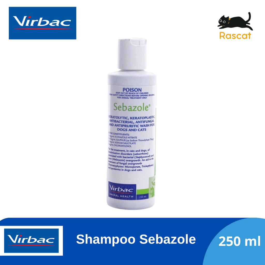 Jual Virbac Sebazole Shampoo Anjing & Kucing - Antibakteri, Antijamur ...