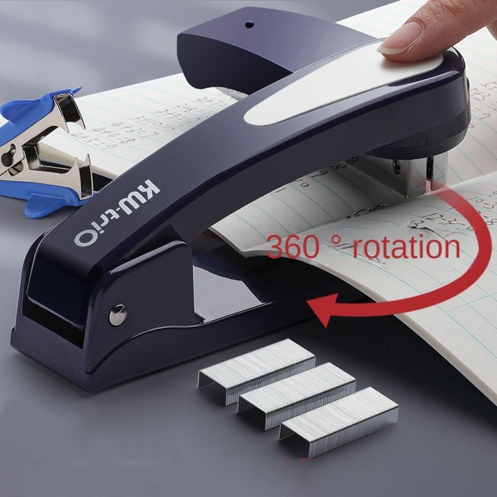 Jual 360 Degree Rotary Stapler Multifunctional Heavy Duty Stapler ...