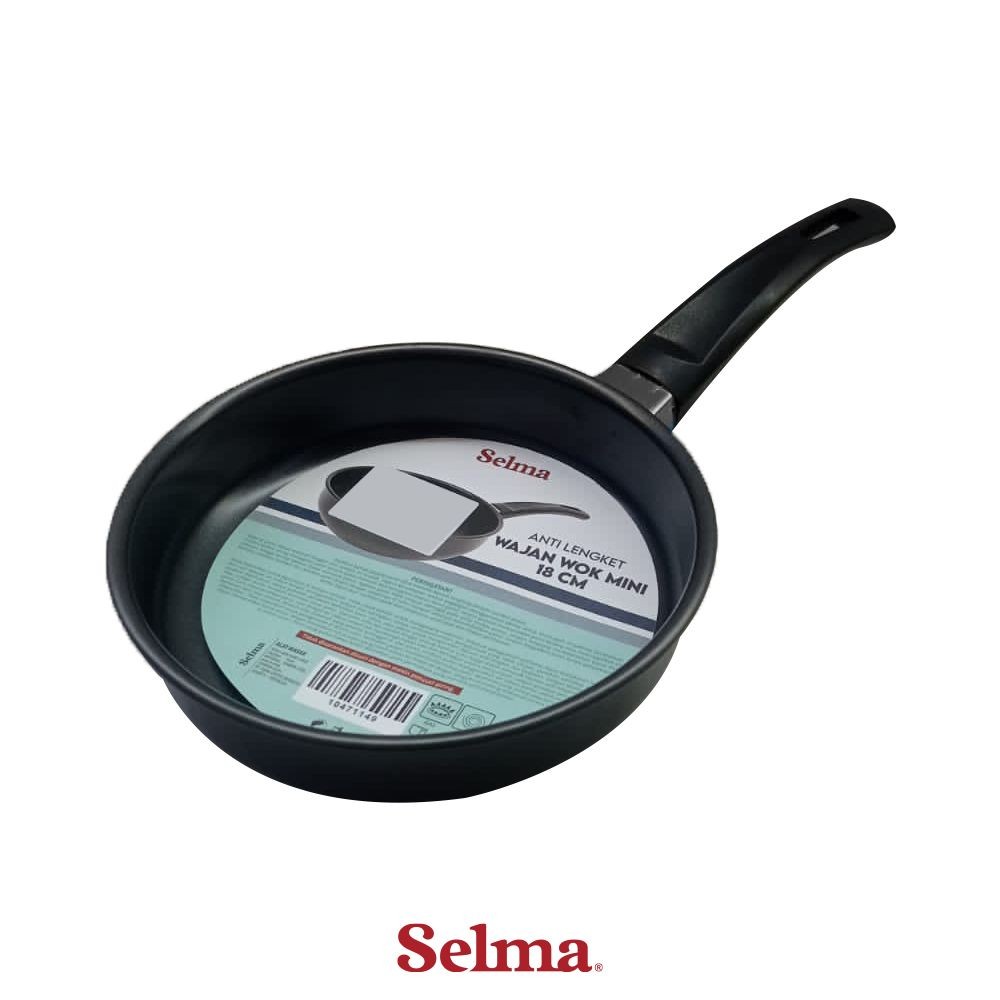 Jual Selma Yossy Wajan Penggorengan Mini Large - Hitam Frypan Pan Masak ...